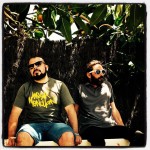 chillin'flamingos photo